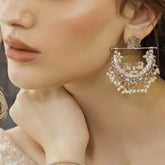 Chandbali Peacock Jhumkas – Handcrafted Elegance for Every Occasion